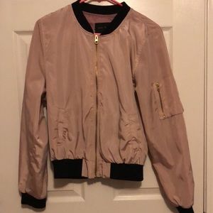 Love Tree Pink Bomber Jacket